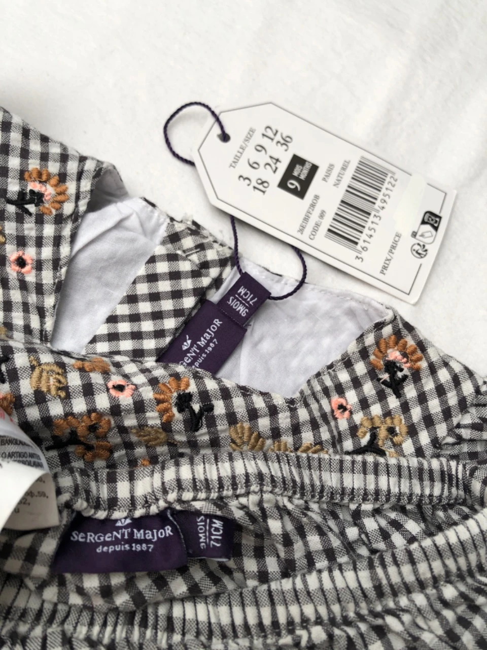 Robe + cache couche Sergent Major 9 mois – photo 2